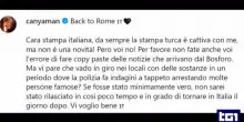 Can Yaman sui social: &ldquo;Back to Rome. Fake news su di me&rdquo;