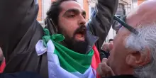 Presidio Iran a Roma, scontro verbale tra manifestanti pro e contro lo sci&agrave;
