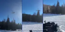 Utah, elicottero precipita in una zona boscosa delle Uinta Mountains, il video