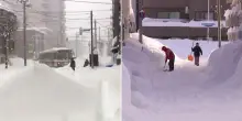 Neve record nel nord del Giappone: Sapporo sepolta, 7.000 bloccati in aeroporto