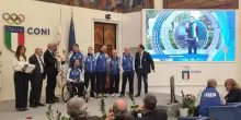 Medaglie d'oro 2025: il salone d'onore del Coni omaggia i campioni Fipsas