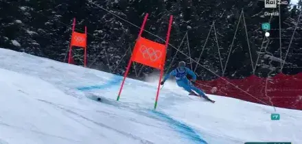 Milano Cortina 2026, l'azzurro Giovanni Franzoni &egrave; argento nella discesa libera