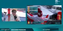 Milano Cortina 2026, l'emozione e la gioia di Giovanni Franzoni nel dopo gara