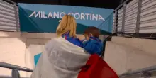 Milano Cortina 2026: Francesca Lollobrigida festeggia l&rsquo;oro insieme al figlio