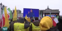 Manifestazione a Berlino per l'Iran libero