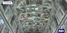 Lavori alla Cappella Sistina: un leggero strato di "salificazione" ricopre il Giudizio Universale