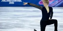 Pattinaggio di figura, Grassl 4&deg; nel corto maschile, domina Malinin