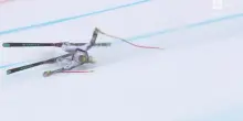 Milano Cortina, Super G: Ester Ledecka sbaglia, rischia e cade