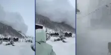 I video in rete del "soffio di valanga" che ha investito Cervinia