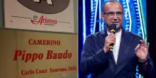 Sanremo, Carlo Conti: "Il mio camerino dedicato a Pippo Baudo"
