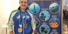 Eudishow 2026, premio "Atleta dell'anno" all'apneista Mauro Generali: "Le gare non le volevo fare"