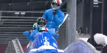 Milano Cortina, bob a 4 maschile: la discesa degli Azzurri (video)