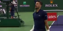 Djokovic non si arrende: lo scambio infinito con Draper che si conclude con un punto per il serbo