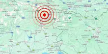 Scossa di terremoto in provincia di Udine, magnitudo di 3.9, epicentro a Moggio Udinese