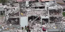Esplosione a Roma, le immagini dal drone dell'edificio distrutto