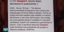 Forza Italia: Gasparri lascia la guida al Senato, Stefania Craxi &egrave; la nuova capogruppo