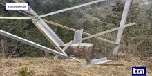 Le immagini che documentano il sabotaggio alla linea elettrica a Trieste