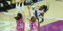 Volley donne: Conegliano al fotofinish nella prima gara tricolore, Milano ko 3 a 2