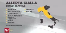 Maltempo, allerta gialla in nove regioni. Le devastazioni in Molise