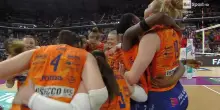 Volley donne, Milano-Conegliano 1-3: venete campionesse d&rsquo;Italia per la nona volta