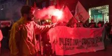 Napoli, corteo a sostegno della Global Sumud Flotilla