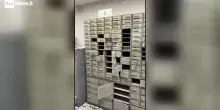Le cassette di sicurezza svaligiate a Napoli