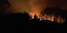 Incendio sul Monte Faeta, il bosco in fiamme: evacuate pi&ugrave; di 400 persone a Santa Maria del Giudice