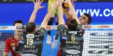 Finali scudetto: Perugia non lascia scampo a Civitanova, &egrave; 3 a 0 nella prima sfida