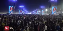 Shakira offre un mega-concerto gratuito sulla spiaggia di Copacabana a Rio de Janeiro