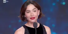 Matilda De Angelis ai David di Donatello: "Il cinema deve essere onesto, pulito e sociale"