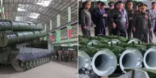 Corea del Nord, Kim ispeziona le nuove batterie d&rsquo;artiglieria puntate verso Seul