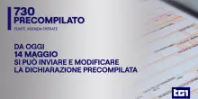 Modello 730, da oggi si pu&ograve; inviare il precompilato sul portale online delle Agenzie delle Entrate