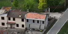 Un tornado devasta i campi nel Rodigino: le immagini dal drone