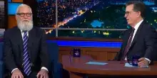 David Letterman ospite di Stephen Colbert: &ldquo;Ti tolgono il tuo show, non la tua voce&rdquo;