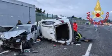 Incidente all'alba sull'A9 nel Comasco, soccorsa donna incinta, diversi feriti
