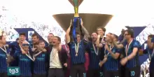 Serie A, a Milano esplode la festa scudetto dell'Inter