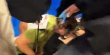 Ben Gvir mostra in video gli attivisti Flotilla legati e in ginocchio: "Benvenuti in Israele"