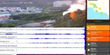 Terremoto a Napoli, il momento del sisma ripreso dalle telecamere della Solfatara
