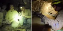 Sopravvivono una settimana in una grotta allagata in Laos: le immagini del ritrovamento