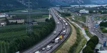 Stop A22 del Brennero, il serpentone di mezzi in coda