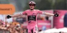 La Gemona-Piancavallo incorona Jonas Vingegaard: il Giro d'Italia 2026 &egrave; del danese