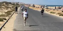 Maratona a Gaza: gareggiano anche i mutilati dai bombardamenti Idf