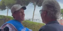 Sinner e Bocelli, gli abbracci prima del debutto dell'azzurro agli Internazionali