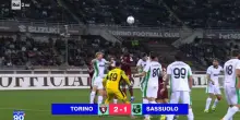 Torino-Sassuolo 2-1, la sintesi della partita