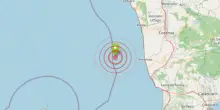 Terremoto in Calabria, magnitudo 6.2 a 250 km di profondit&agrave; in mare