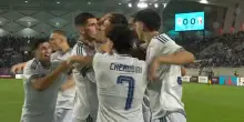 Lussemburgo-Italia, Esposito svetta e batte il portiere Moris