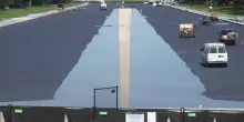 Torna l&rsquo;acqua nella vasca del Lincoln Memorial, ecco la nuova Reflecting Pool voluta da Trump