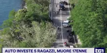 Auto investe cinque ragazzi , morta una 17enne