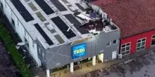 Maltempo, pannelli fotovoltaici divelti a Bussolengo: le immagini dal drone