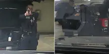 Usa, la bravata tra poliziotti finisce male: agente colpito dal collega a Pasadena